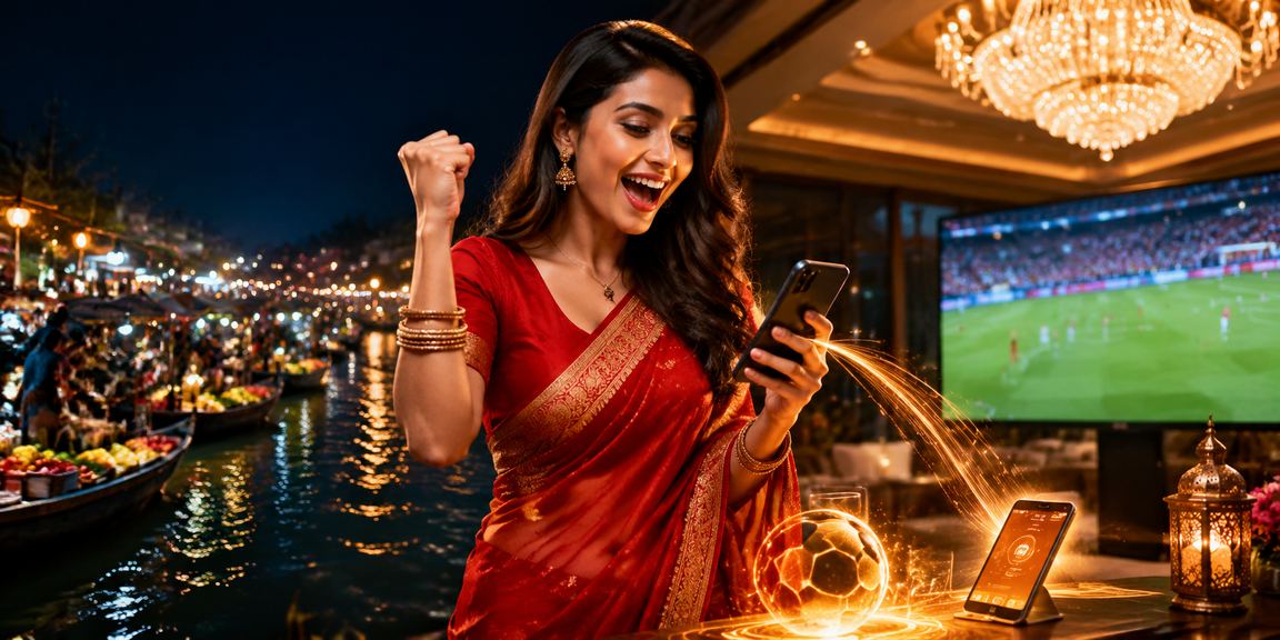 বরিশালের রাতের বাজারে মোবাইল পেমেন্ট করছেন একজন ব্যবহারকারী