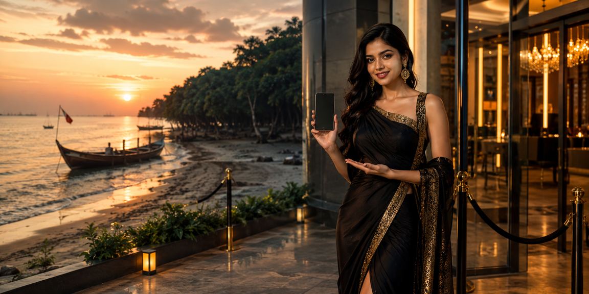 চট্টগ্রামের সৈকতে ক্যাসিনো অ্যাপ ব্যবহারের দৃশ্য