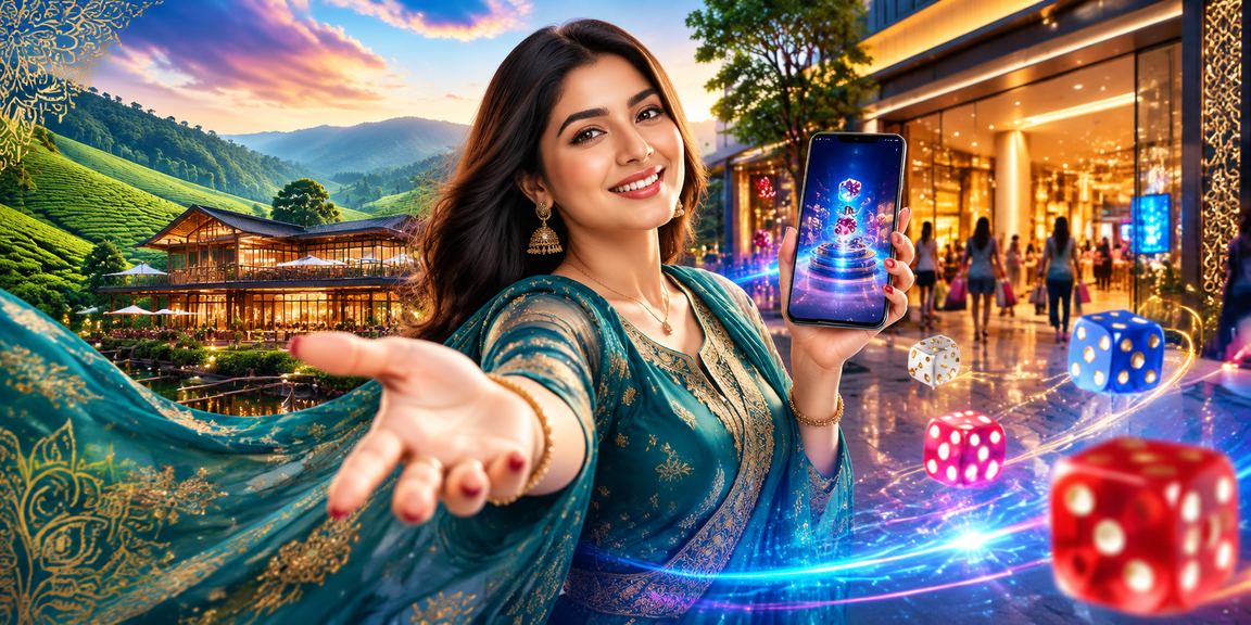 সিলেটের চা বাগানে ডাইস গেম খেলছেন দুজন খেলোয়াড়